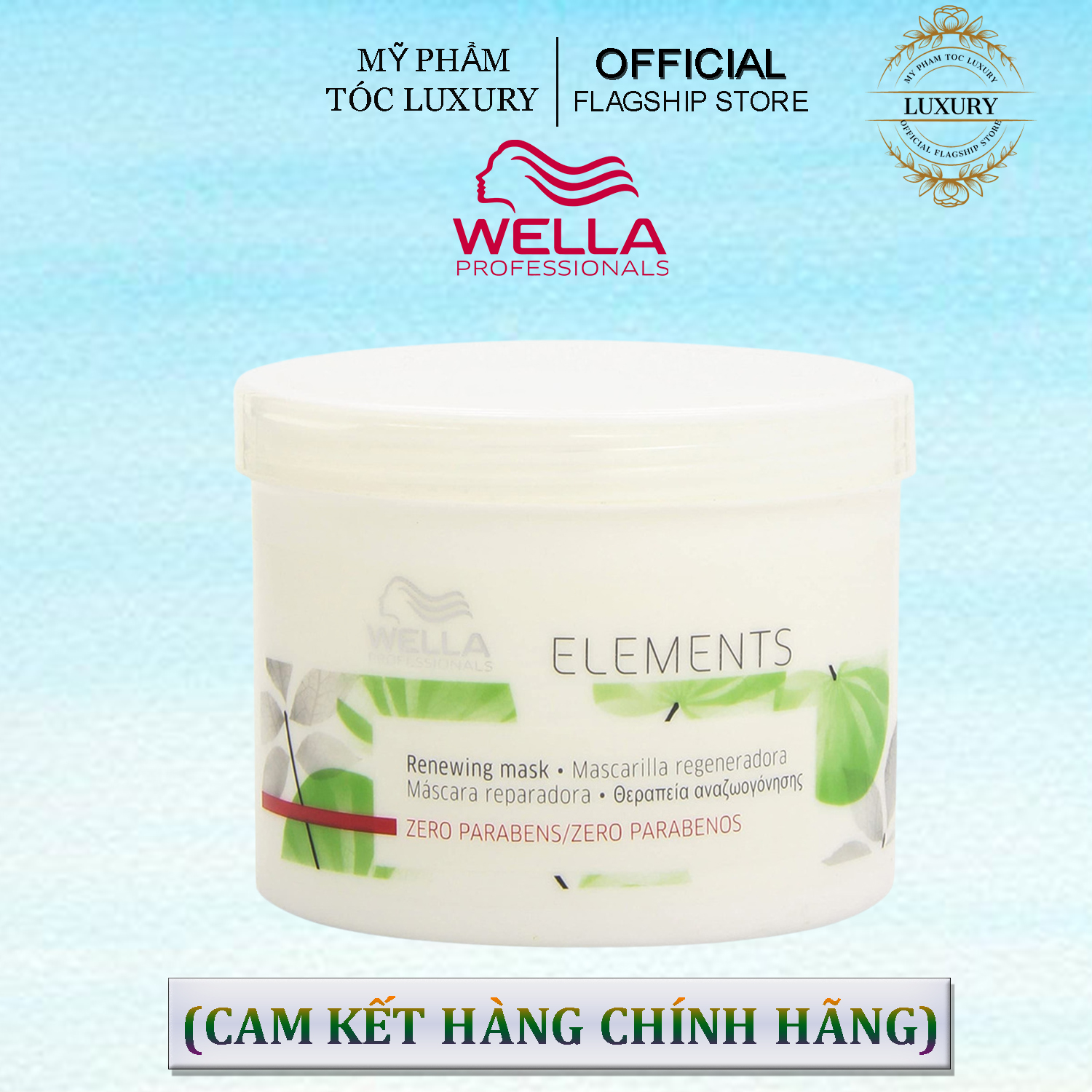 HẤP DẦU PHỤC HỒI & TÁI TẠO TÓC ELEMENTS RENEWING MASK 500ML